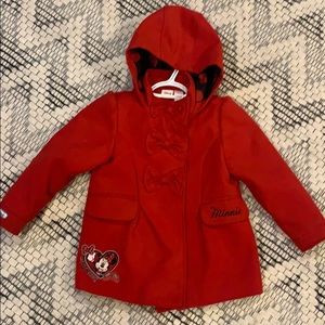 Disney mini mouse pea coat